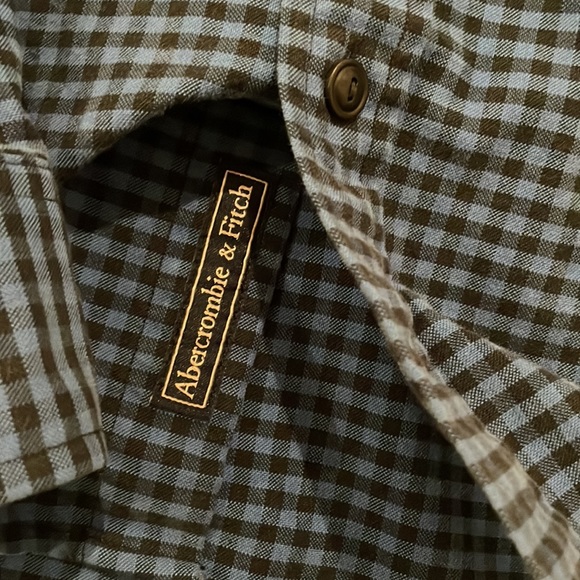 Abercrombie & Fitch Mens Small button down long sleeve shirt slim fit - Picture 5 of 6